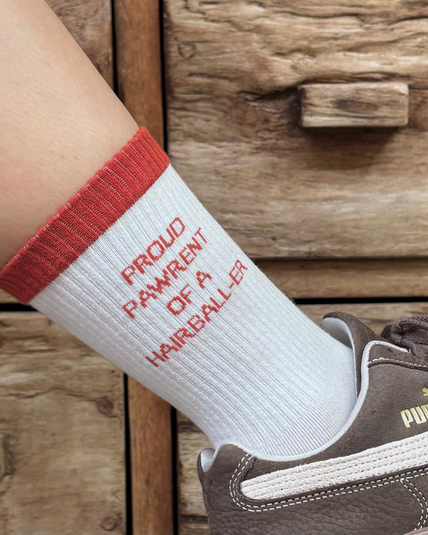 Cat Pawrent Club Crew Socks
