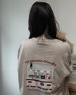 Catto Diner Acid Wash Oversized Shirt
