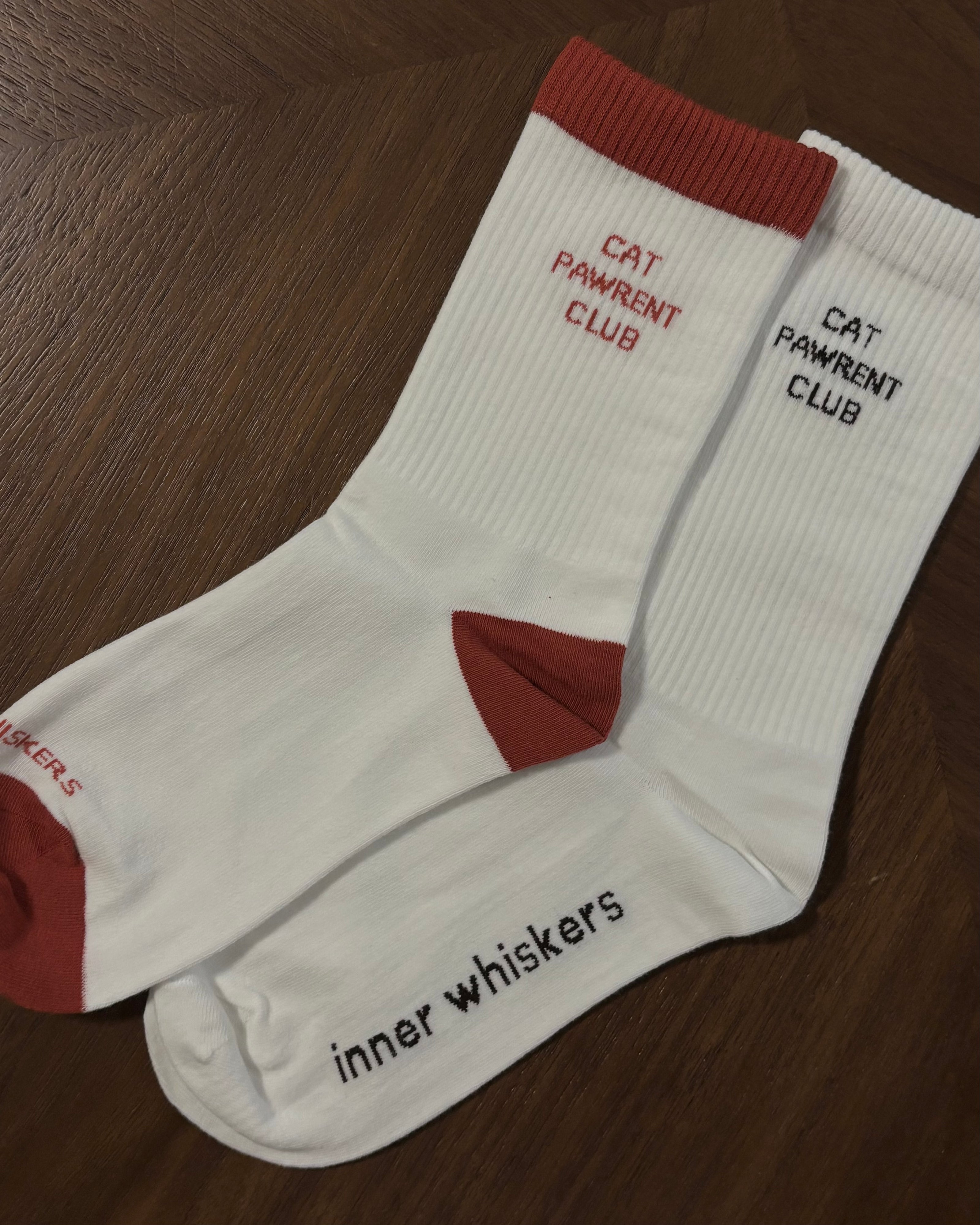 Cat Pawrent Club Crew Socks