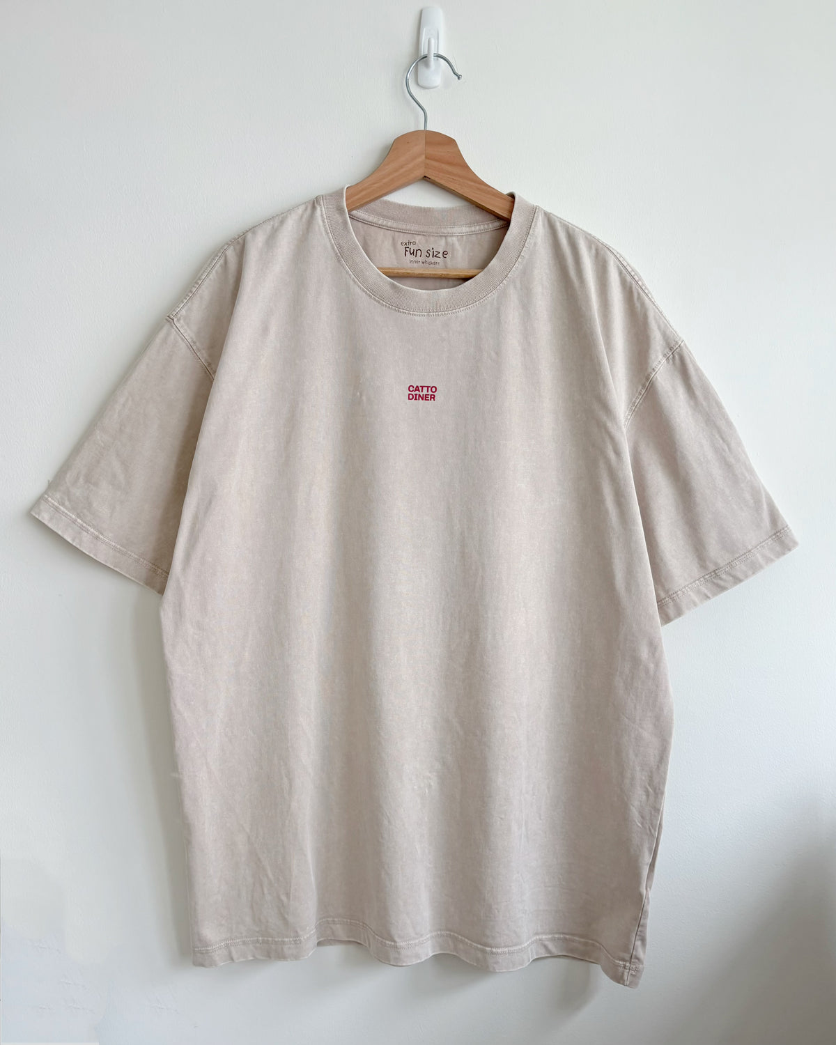Catto Diner Acid Wash Oversized Shirt